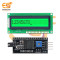 Combo of IIC or I2C Serial Interface Adapter Module with 16 x 1 Yellow/Green Color LCD Display